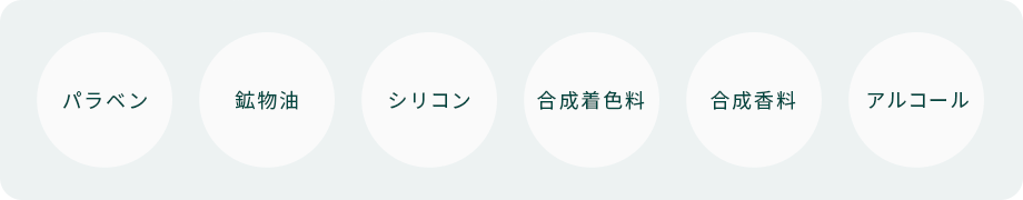 6つのフリー成分